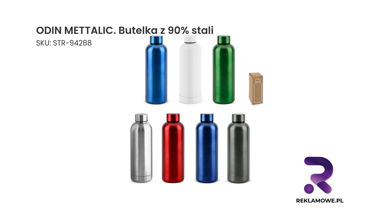 ODIN METTALIC butelka z 90% stali